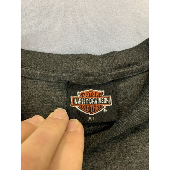 VTG '90 3D Emblem HARLEY DAVIDSON Boulder Colorado BIKER MOTORCYCLE USA SHIRT XL - Picture 9 of 14